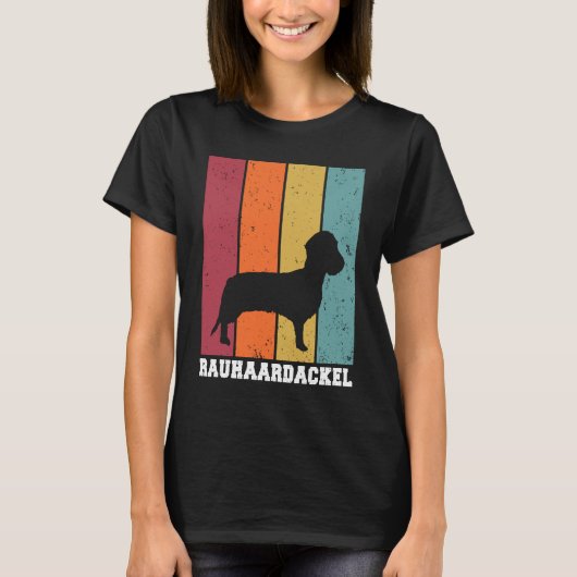 Rauhaardackel  t-shirt (Voorkant)