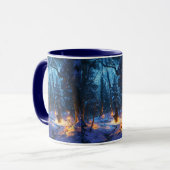 Rauhnächte Ritual im Winterwald Sternenhimmel Mok (Voorkant links)