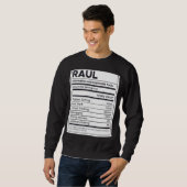 Raul Nutrition Information Probleem oplossen Hard Trui (Voorkant volledig)