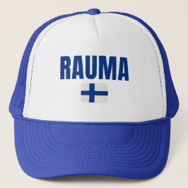 RAUMA Finland Vlag Trucker Pet