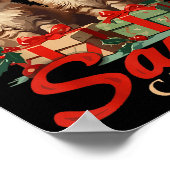 Raunchy Christmas Cat Naughty Funny Gag Prank Humo Poster (Hoek)