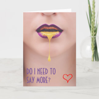 Raunchy Kaart voor vriendje of Vriendin