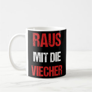 Raus Mit Die Viecher Gezegde Ridder Parodie Meme Koffiemok