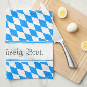 Raute Bayern/Beierse zuiver Theedoek (Quarter Fold)