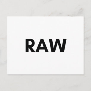 rauw briefkaart