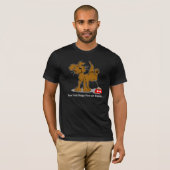 Rauw Fed Dogs pee op kibble T-shirt (Voorkant volledig)