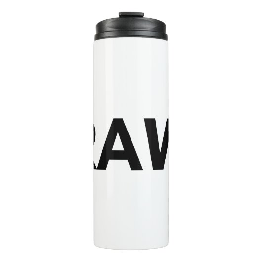 rauw thermosbeker (Voorkant)