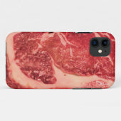 Rauw vlees Ribeye Steak textuur Case-Mate iPhone Case (Achterkant (horizontaal))