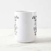 Rauwe gevoede katten koffiemok (Center)