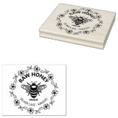 Rauwe Honing Kleine Zakelijke Verpakking, Groot Rubberstempel (Gestempeld)