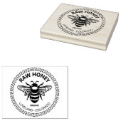 Rauwe Honing Kleine Zakelijke Verpakking, Groot Rubberstempel (Gestempeld)