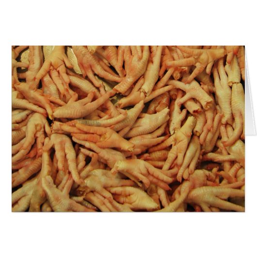 Rauwe Kaart kippen (Voorkant Horizontaal)