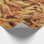Rauwe kippenfeet cadeaupapier (Hoek)