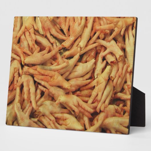 Rauwe kippenfeet fotoplaat (Zijkant)