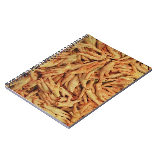Rauwe kippenfeet notitieboek (Linkerzijde)