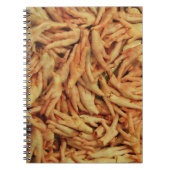 Rauwe kippenfeet notitieboek (Voorkant)
