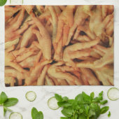 Rauwe kippenfeet theedoek (Gevouwen)