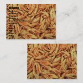 Rauwe kippenfeet visitekaartje (Voorkant / Achterkant)