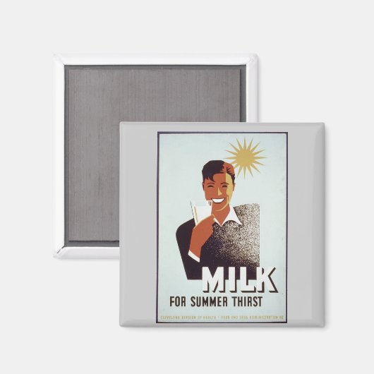Rauwe melk Cadeaus en T-shirts Magneet