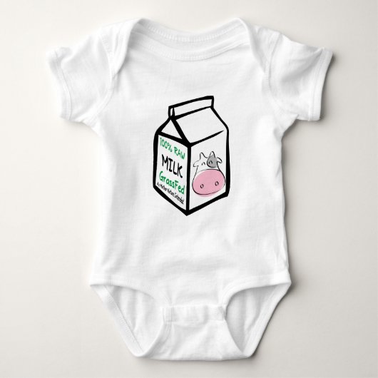 Rauwe melk Organic Planet Kids Shirts (Voorkant)