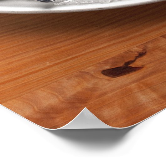 Rauwe oesters gerangschikt poster (Hoek)