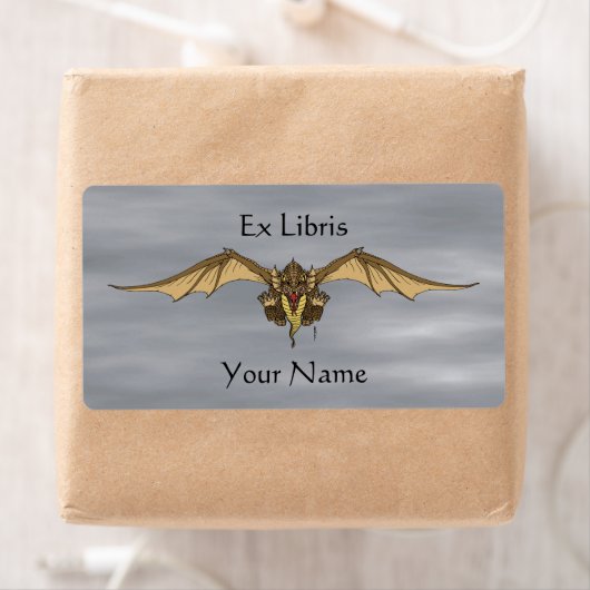 Ravaging Dragoness Bookplaat Etiket (Insitu)