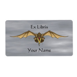 Ravaging Dragoness Bookplaat Etiket