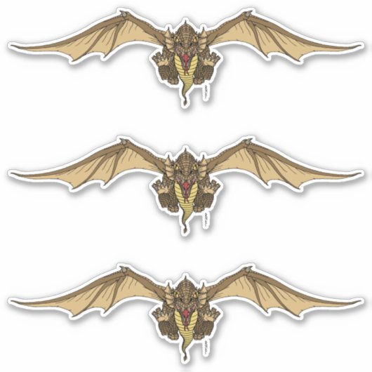 Ravaging Dragoness Sticker (Voorkant)