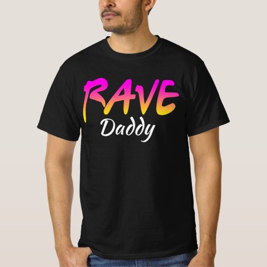 Rave Dad Funny Festival Meme T-shirt (Voorkant)