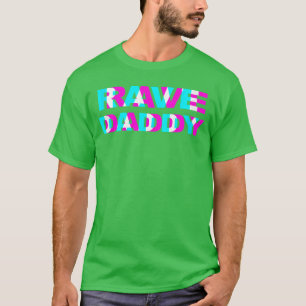 Rave Daddy EDM-muziekfestival Vader Optische Illus T-shirt