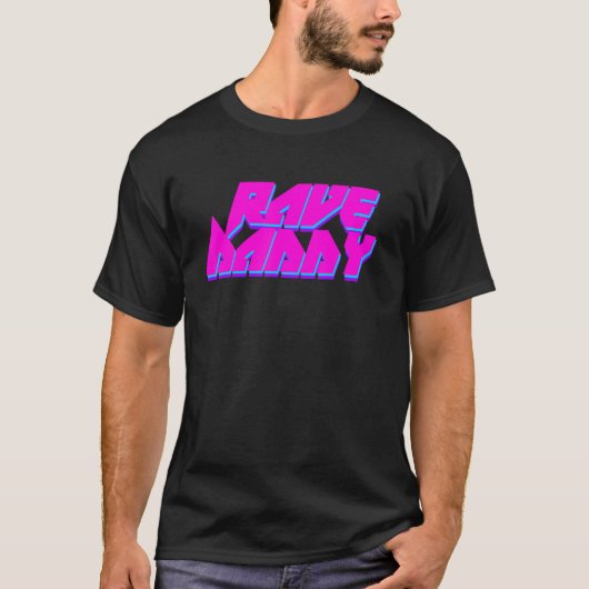 Rave Daddy Techno Rave Festival Feest EDM Dans Ba T-shirt (Voorkant)