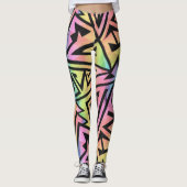 Rave EDM Rainbow Leggings (Voorkant)