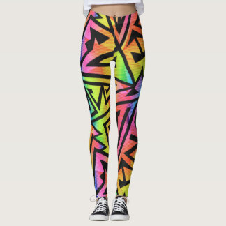 Rave EDM Rainbow Leggings