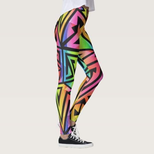 Rave EDM Rainbow Leggings (Rechts)