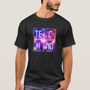 Rave EDM Trance Goa Music Festival TECHNO Mannen & T-shirt