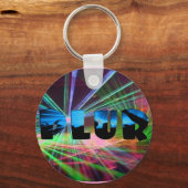Rave Flash PLUR Sleutelhanger (Voorkant)
