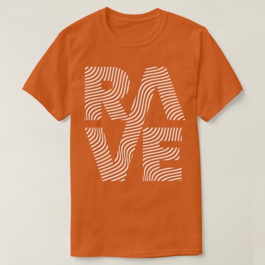 Rave Lines ontwerp T-shirt (Design voorkant)