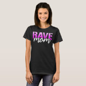 Rave Ma Womens EDM Dance Music Festival Raver T-shirt (Voorkant volledig)