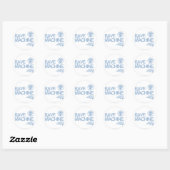 rave-machine ronde sticker (Vel)