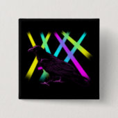 Rave-n Vierkante Button 5,1 Cm (Voorkant)