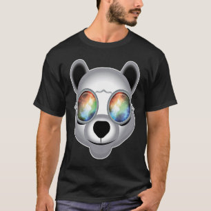 Rave Panda Techno Trippy T-shirt