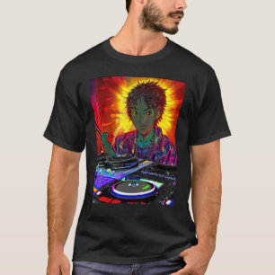 Rave Party Psychedelic EDM Trance Club DJ design_2 T-shirt