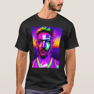 Rave Party Psychedelic EDM Trance Club DJ Neon 2 T-shirt