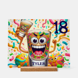 Rave Party Shotglas afbeelding – levendig Plezieri Acryl Bord