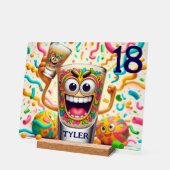 Rave Party Shotglas afbeelding – levendig Plezieri Acryl Bord (Hoek)