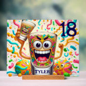 Rave Party Shotglas afbeelding – levendig Plezieri Acryl Bord (Neutraal)