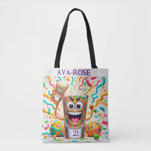 Rave Party Shotglas – levendig Plezier Tote Bag