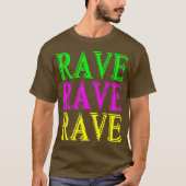 RAVE RAVE RAVE DIGITAAL BLUR T-SHIRT (Voorkant)