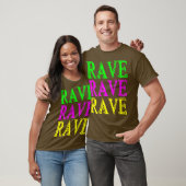 RAVE RAVE RAVE DIGITAAL BLUR T-SHIRT (Unisex)