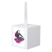 Rave Schedel � EDM Feest Skelet DJ Decoratie (Achter hoekig)